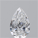 Natural Diamond 0.70 Carats, Pear with  Cut, D Color, VVS1 Clarity and Certified by GIA