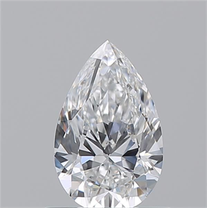 Picture of Natural Diamond 0.70 Carats, Pear with  Cut, D Color, VVS1 Clarity and Certified by GIA