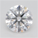 Lab Grown Diamond 3.74 Carats, Round with Ideal Cut, E Color, VS1 Clarity and Certified by IGI