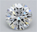 Lab Grown Diamond 1.10 Carats, Round with Excellent Cut, D Color, VS1 Clarity and Certified by IGI