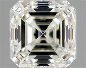Picture of Natural Diamond 1.42 Carats, Asscher with  Cut, J Color, VVS1 Clarity and Certified by GIA