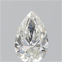 Natural Diamond 0.80 Carats, Pear with  Cut, J Color, VVS1 Clarity and Certified by GIA