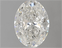 Natural Diamond 0.90 Carats, Oval with  Cut, J Color, I1 Clarity and Certified by GIA