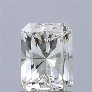 Picture of Natural Diamond 0.70 Carats, Radiant with  Cut, H Color, IF Clarity and Certified by IGI