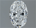 Natural Diamond 1.31 Carats, Oval with  Cut, E Color, I1 Clarity and Certified by GIA