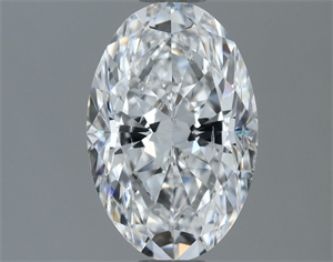 Picture of Natural Diamond 1.31 Carats, Oval with  Cut, E Color, I1 Clarity and Certified by GIA
