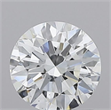 Natural Diamond 0.80 Carats, Round with Excellent Cut, D Color, VS2 Clarity and Certified by GIA