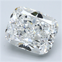 Diamante Natural 6.10 quilates, Del cojín , Color E, claridad VS1 y certificado GIA