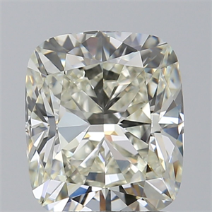 Foto Diamante Natural 2.01 quilates, Del cojín , Color K, claridad VVS1 y certificado GIA de