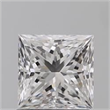 Natural Diamond 1.01 Carats, Princess with  Cut, D Color, VS1 Clarity and Certified by GIA