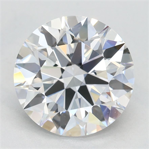 Picture of Lab Grown Diamond 2.32 Carats, Round with Excellent Cut, D Color, VVS1 Clarity and Certified by GIA