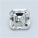 Diamante Natural 1.01 quilates, Asscher , Color E, claridad VVS2 y certificado GIA