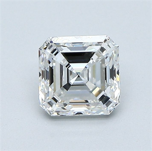 Foto Diamante Natural 1.01 quilates, Asscher , Color E, claridad VVS2 y certificado GIA de