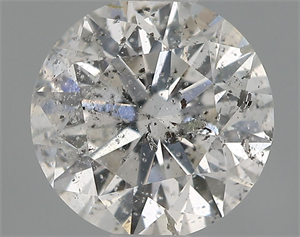 Picture of Natural Diamond 0.70 Carats, Round with Excellent Cut, E Color, I1 Clarity and Certified by IGI