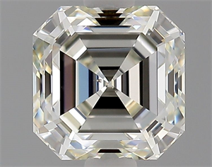 Foto Diamante Natural 1.20 quilates, Asscher , Color K, claridad VS2 y certificado GIA de