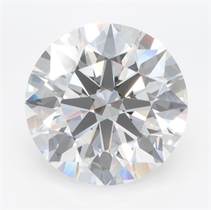 Picture of Lab Grown Diamond 5.10 Carats, Round with Excellent Cut, D Color, VVS1 Clarity and Certified by GIA