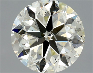 Picture of Natural Diamond 1.01 Carats, Round with Very Good Cut, K Color, SI2 Clarity and Certified by HRD