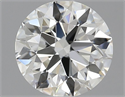 Diamante Natural 1.31 quilates, Redondo , Color I, claridad IF y certificado GIA