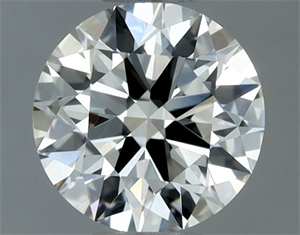 Picture of Natural Diamond 0.72 Carats, Round with Excellent Cut, J Color, VVS1 Clarity and Certified by IGI