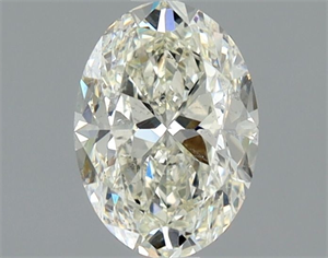 Picture of Natural Diamond 1.00 Carats, Oval with  Cut, J Color, SI2 Clarity and Certified by GIA