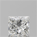 Natural Diamond 1.01 Carats, Princess with  Cut, G Color, VVS2 Clarity and Certified by GIA