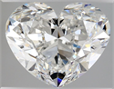 Natural Diamond 2.01 Carats, Heart with  Cut, F Color, VS2 Clarity and Certified by GIA