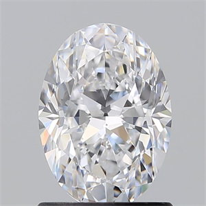 Picture of Natural Diamond 1.01 Carats, Oval with  Cut, D Color, VVS1 Clarity and Certified by GIA