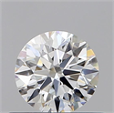Diamante Natural 0.48 quilates, Redondo , Color F, claridad VVS2 y certificado GIA