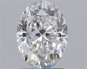 Picture of Natural Diamond 2.01 Carats, Oval with  Cut, D Color, SI1 Clarity and Certified by GIA