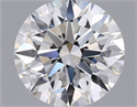 Del inventario de diamantes de laboratorio, 1.07 quilates, Redondo , Color F, claridad VVS2 y certificado IGI