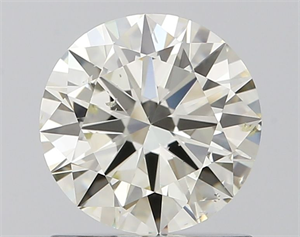 Picture of Natural Diamond 1.00 Carats, Round with Excellent Cut, I Color, SI1 Clarity and Certified by IGI