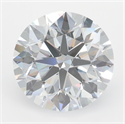 Lab Grown Diamond 3.01 Carats, Round with Ideal Cut, E Color, VVS2 Clarity and Certified by IGI