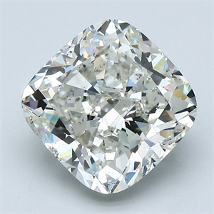 Foto Diamante Natural 4.00 quilates, Del cojín , Color J, claridad SI2 y certificado GIA de