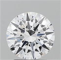 Lab Grown Diamond 2.18 Carats, Round with Excellent Cut, D Color, IF Clarity and Certified by IGI