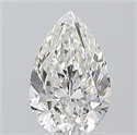 Natural Diamond 1.01 Carats, Pear with  Cut, G Color, VS2 Clarity and Certified by GIA