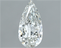 Natural Diamond 0.81 Carats, Pear with  Cut, H Color, SI2 Clarity and Certified by IGI