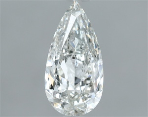 Picture of Natural Diamond 0.81 Carats, Pear with  Cut, H Color, SI2 Clarity and Certified by IGI