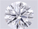 Lab Grown Diamond 0.71 Carats, Round with Ideal Cut, D Color, VS1 Clarity and Certified by IGI