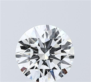 Picture of Lab Grown Diamond 2.01 Carats, Round with Ideal Cut, D Color, VVS2 Clarity and Certified by IGI