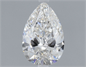 Diamante Natural 0.80 quilates, De pera , Color F, claridad VS2 y certificado GIA
