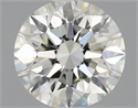 Natural Diamond 0.96 Carats, Round with Excellent Cut, I Color, IF Clarity and Certified by IGI