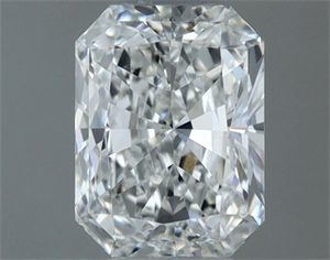 Foto Diamante Natural 0.50 quilates, Radiante , Color G, claridad VVS2 y certificado GIA de