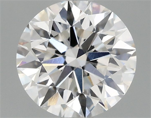 Picture of Lab Grown Diamond 1.05 Carats, Round with Excellent Cut, E Color, VS1 Clarity and Certified by IGI