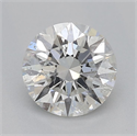 Diamante Natural 0.73 quilates, Redondo , Color H, claridad I1 y certificado GIA