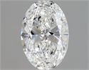 Natural Diamond 0.71 Carats, Oval with  Cut, E Color, VS1 Clarity and Certified by GIA