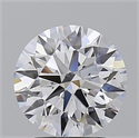 Lab Grown Diamond 2.08 Carats, Round with Ideal Cut, F Color, IF Clarity and Certified by IGI
