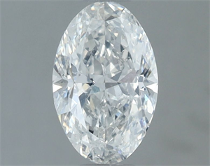 Picture of Natural Diamond 1.00 Carats, Oval with  Cut, G Color, SI2 Clarity and Certified by IGI