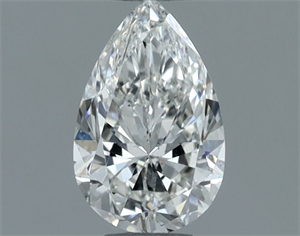 Picture of Natural Diamond 0.50 Carats, Pear with  Cut, G Color, VS2 Clarity and Certified by GIA
