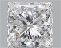 Natural Diamond 1.03 Carats, Princess with  Cut, E Color, VS1 Clarity and Certified by GIA