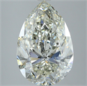 Natural Diamond 6.02 Carats, Pear with  Cut, K Color, SI2 Clarity and Certified by GIA